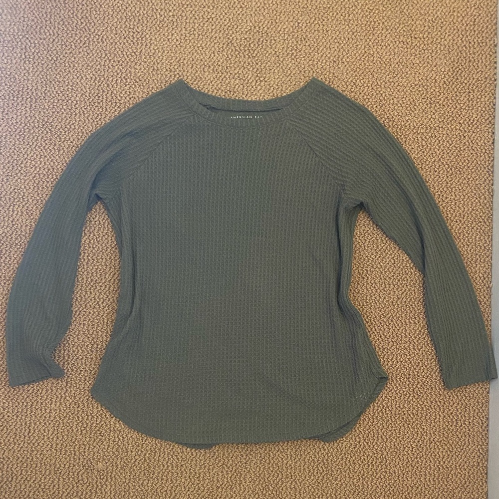 Green American Eagle Soft & Sexy Sweater